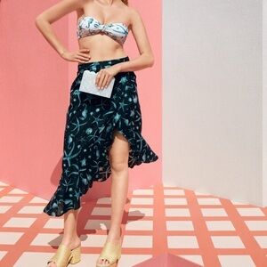 Agua Bendita X Target Deep Sea Print Wrap Skirt Various Sizes NEW!